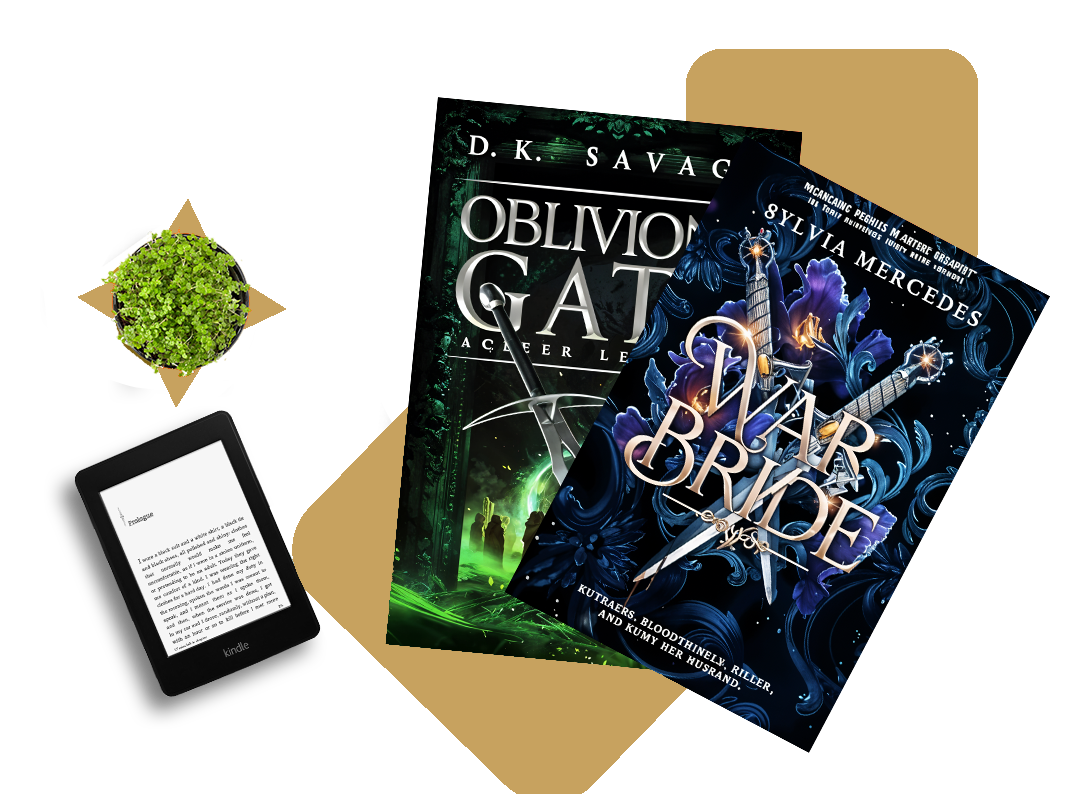 Book publishing services - devices and writing materials