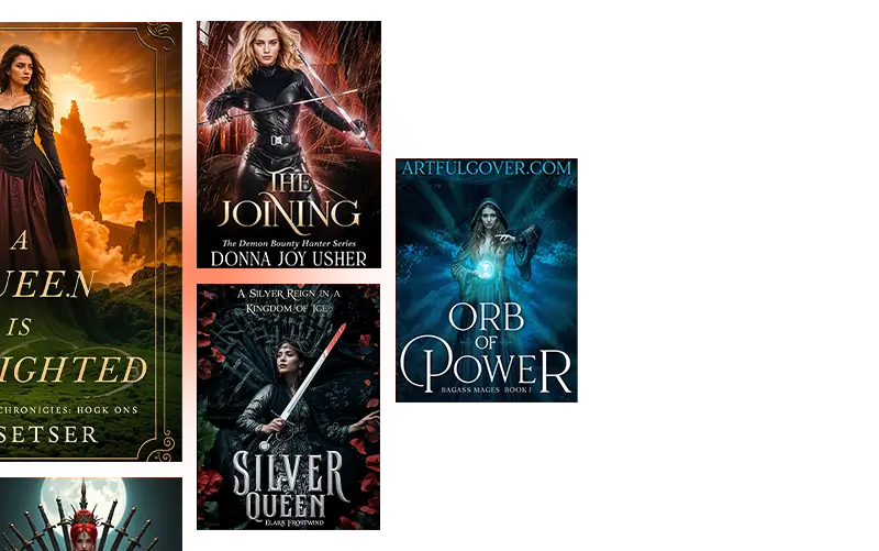 Featured book covers